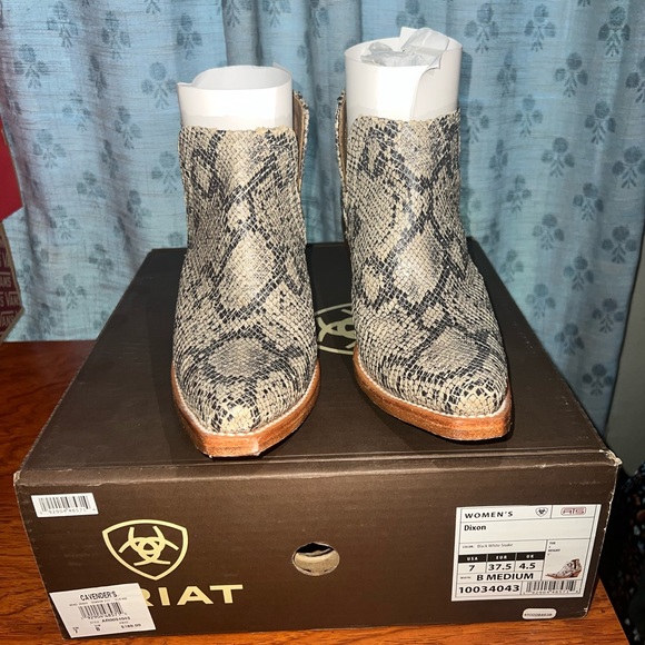 Ariat - Dixon - Womens 7 - Black White Snake - USED - Picture 3 of 3